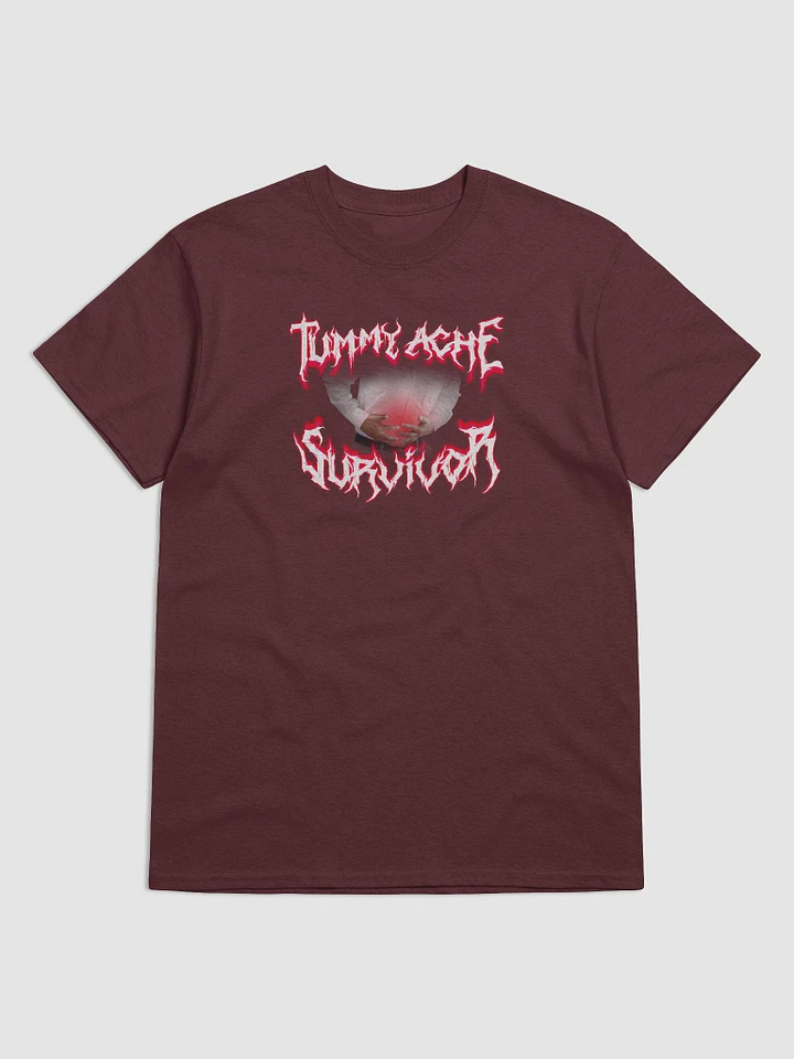 Tummy ache survivor metal T-shirt product image (1)