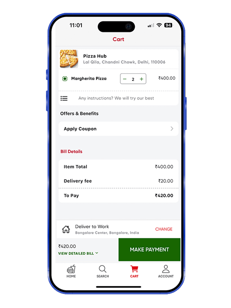 Ionic 8+ Customer Food Delivery App UI Template product image (10)