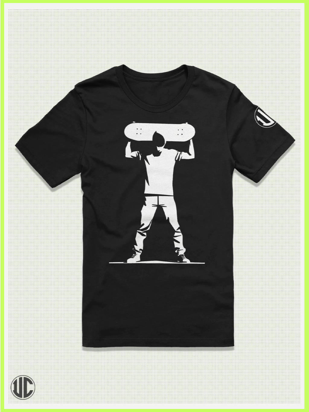 Raised in Concrete – Skater T-Shirt product image (1)