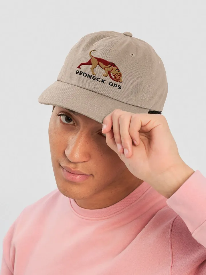 Redneck GPS Classic Dad Hat(Embroidered) of a Bloodhound product image (26)