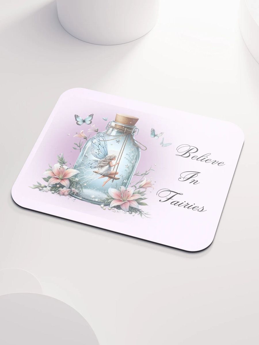 Whimsical Fairy Glass Bottle Mouse Pad product image (3)