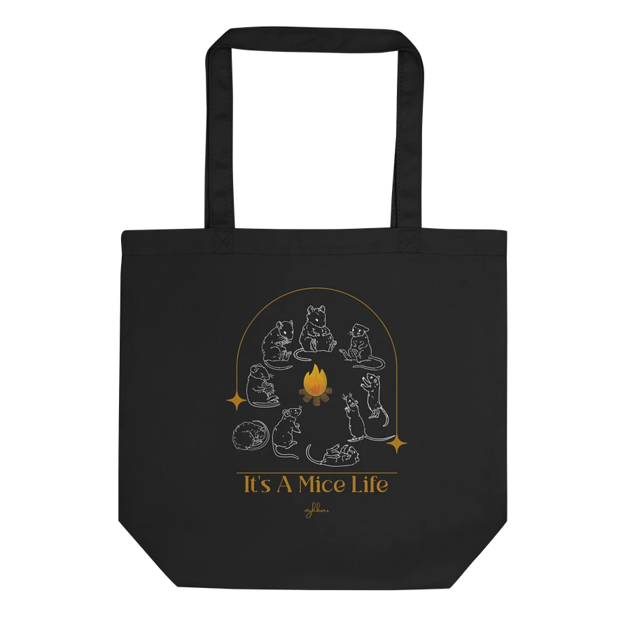 It's A Mice Life Eco Tote (Black) product image (3)