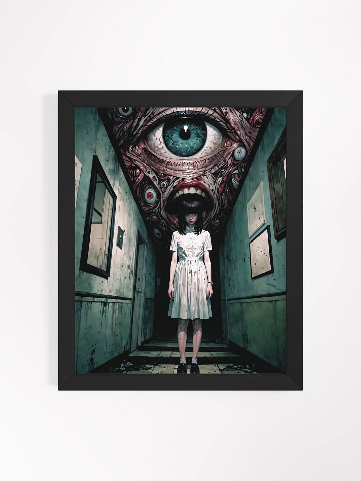 Surreal Nightmare Corridor Framed Print product image (5)