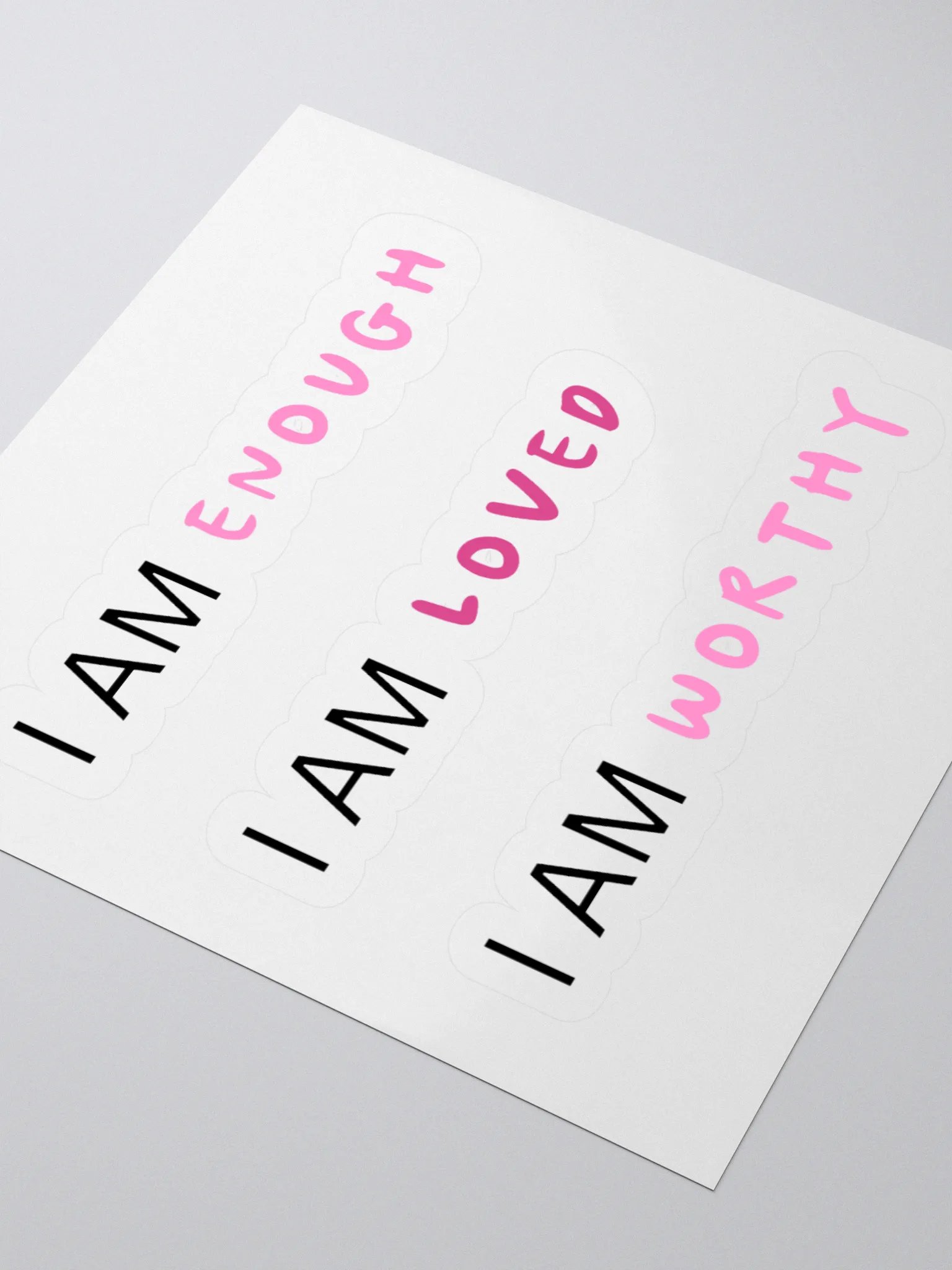 I am loved sticker product image (8)