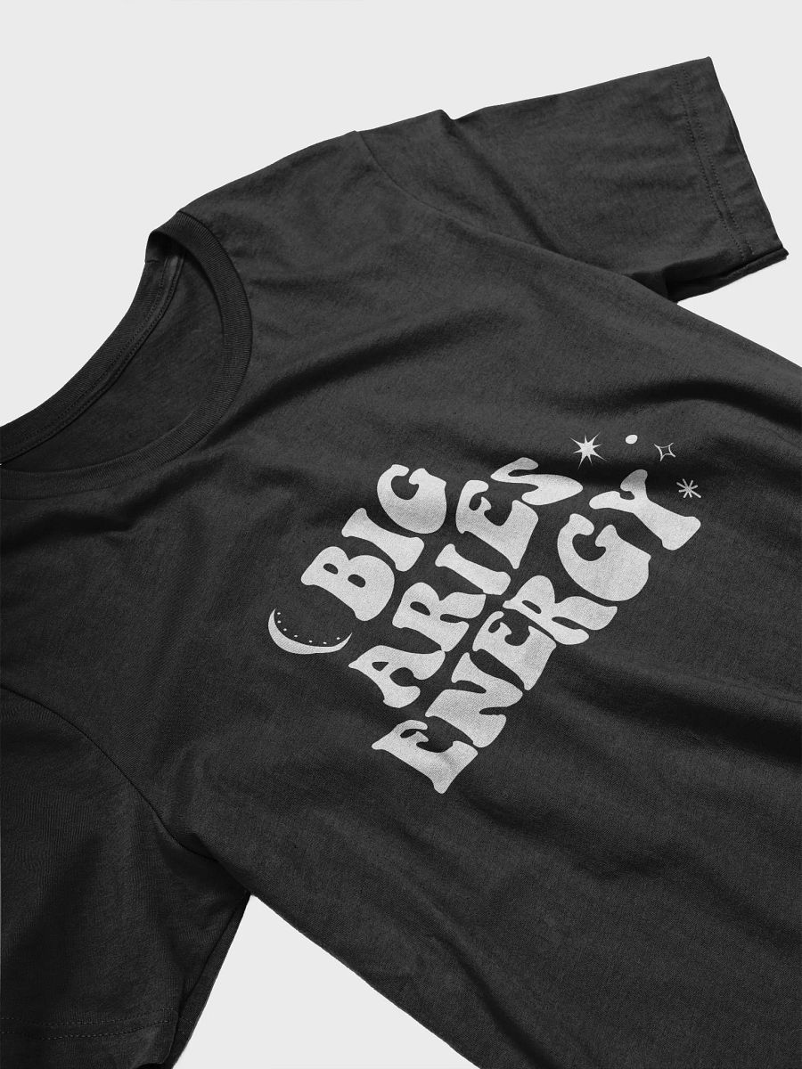 Big Aries Energy T-Shirt (White logo) product image (4)