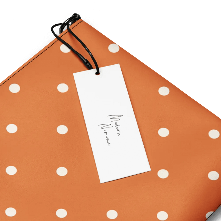 Orange with Cream Dots Crossbody Bag product image (6)