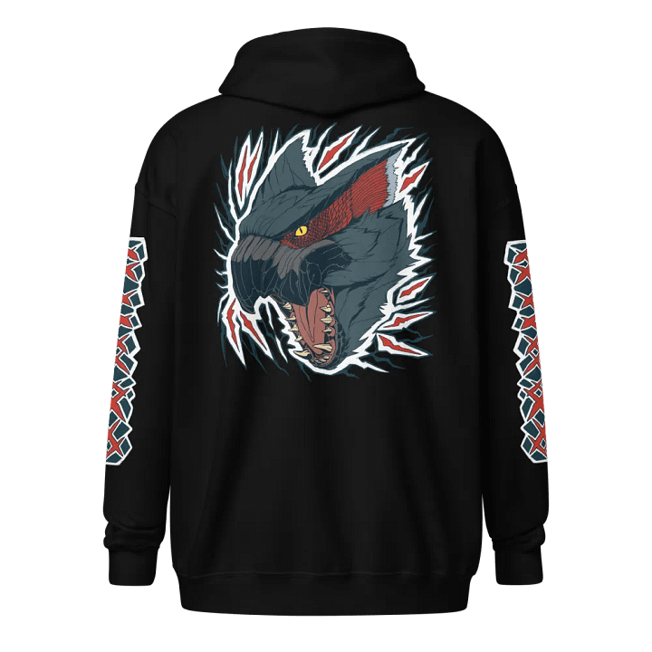 Nargacuga (Alt Design) Zip-Up Hoodie product image (1)