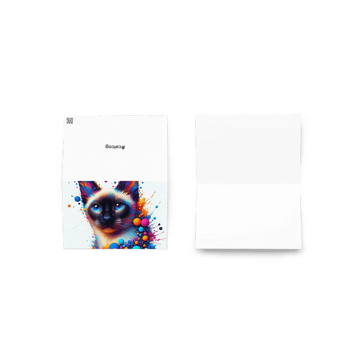 Greeting Card: Siamese product image (2)