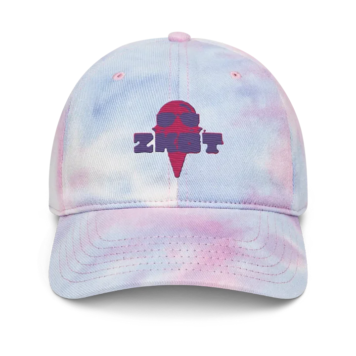 Pink Logo ZKOT Tie-Dye Hat - Show your Support with Style - Headwear - 100% Cotton product image (1)