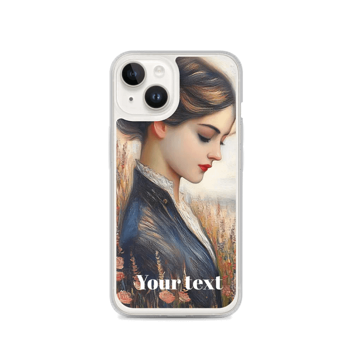 Elegant Profile - Stylized Woman Portrait iPhone® Case product image (4)