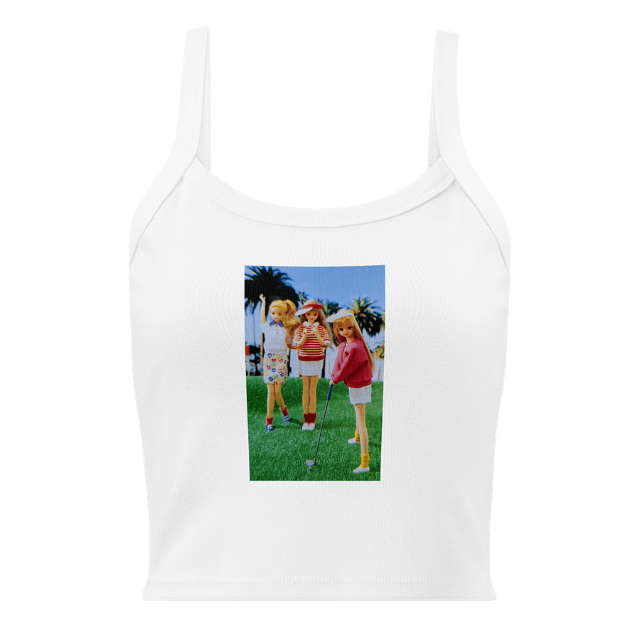GOLFER White Strappy Tank Top product image (1)