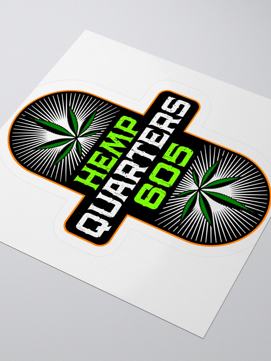 Hemp Quarters Invisible Back Sticker 3