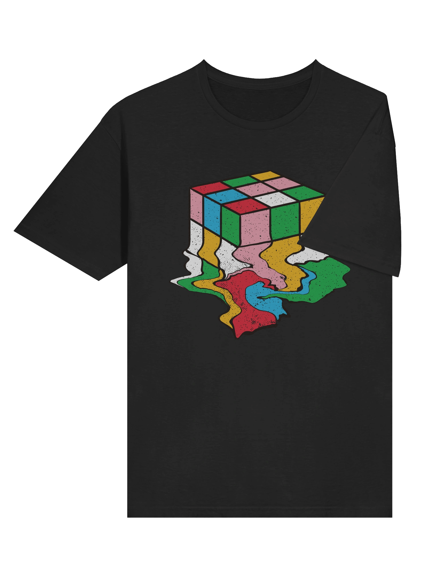 Melting Cube Drip T-Shirt product image (71)
