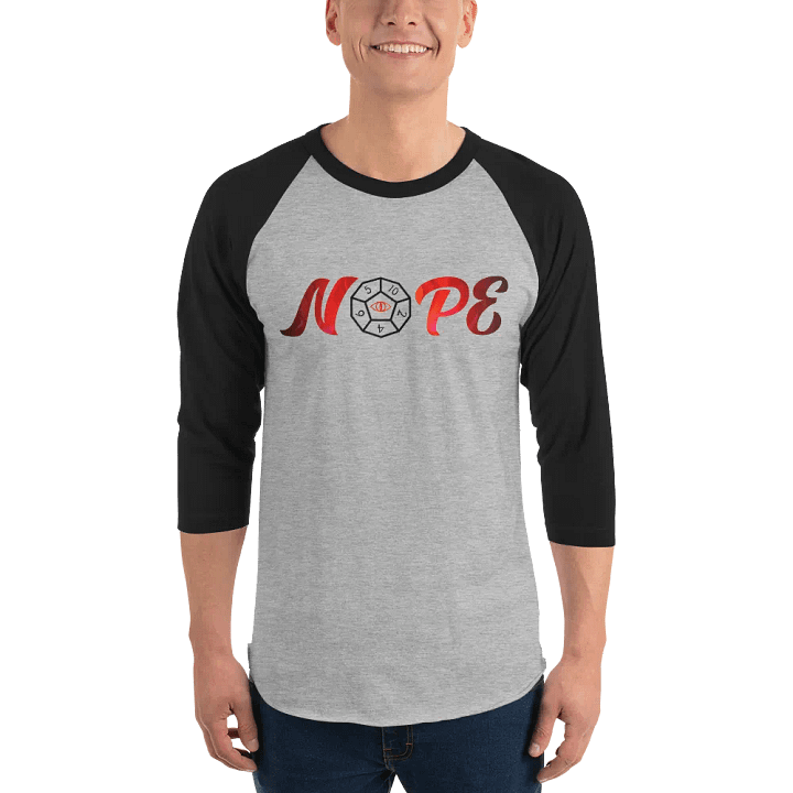 Critical NOPE Raglan Sleeve Shirt product image (1)