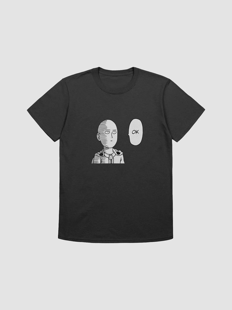 Saitama "ok" Black T-Shirt
