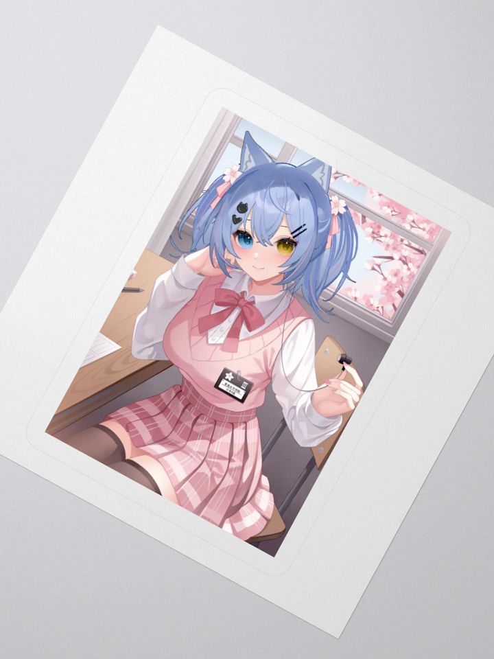Pink School Girl Sticker product image (4)