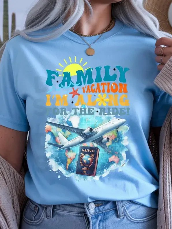 Women's Supersoft Relaxed-fit T-Shirt Family Vacation Graphic product image (1)