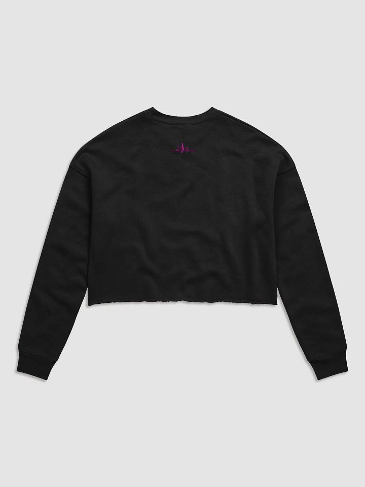 RUNNING MASCARA Women's Crop Top Sweatshirt product image (6)