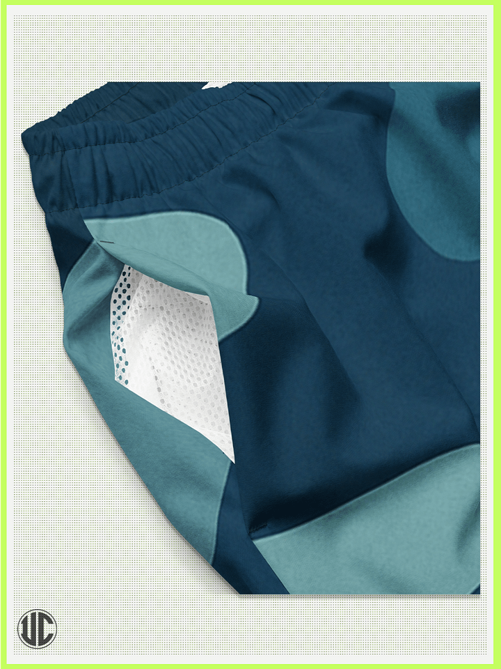 Zahra's Ocean Wave Camo - Men’s Swim Trunks product image (2)