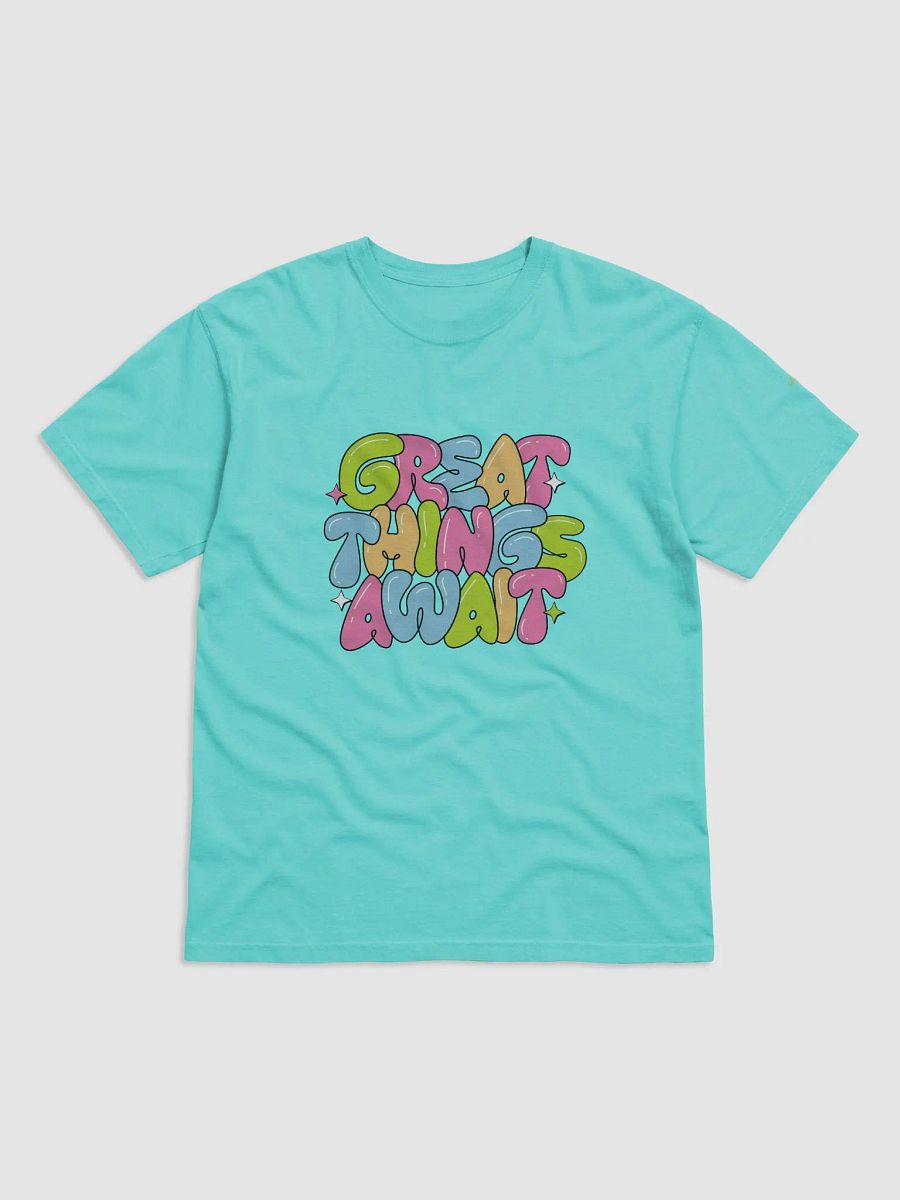 Great things await tee product image (4)