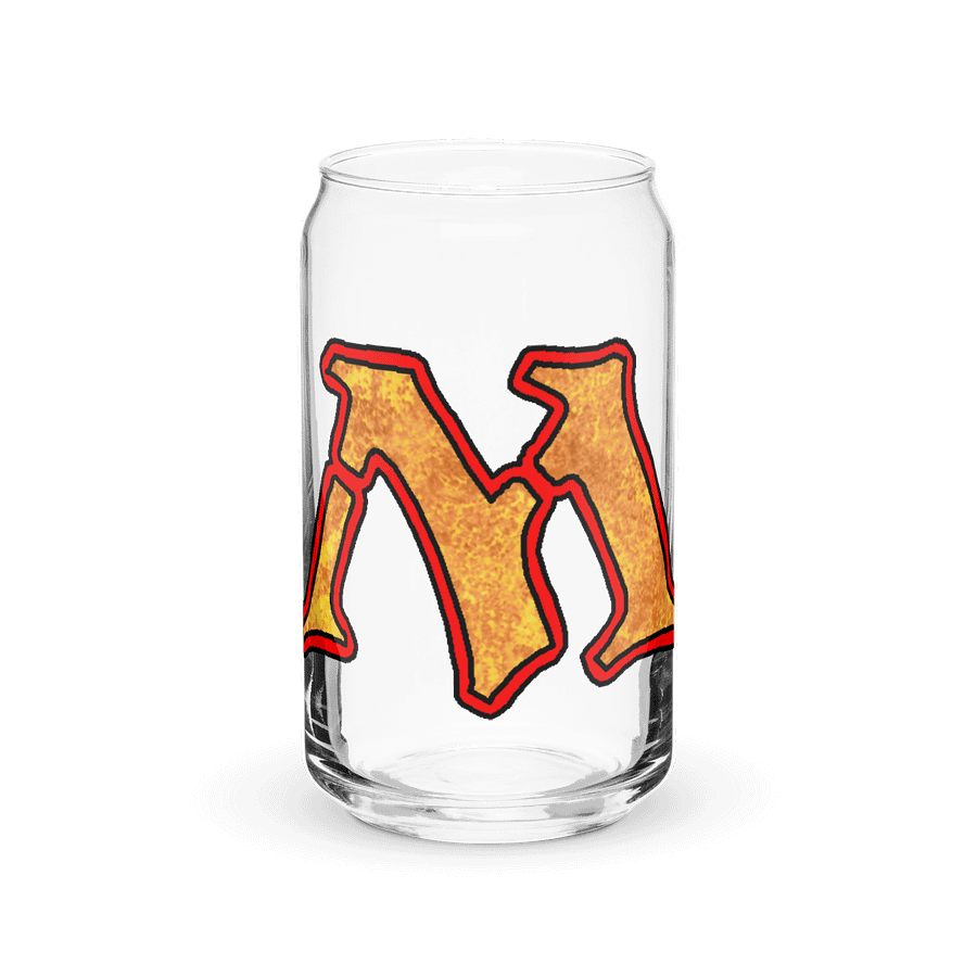 Golden Monogram Glass: MTG Shaped Can Glass product image (2)