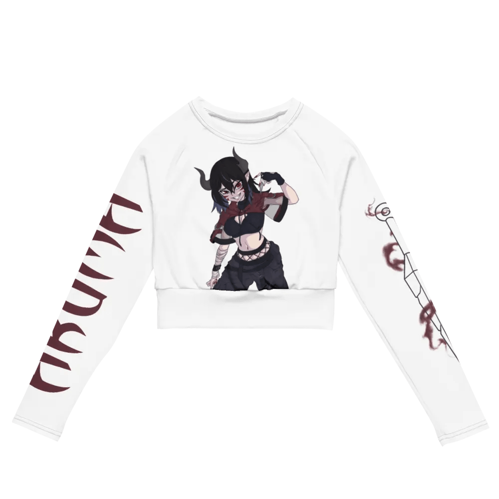 Kunai All-Over Print Crop Top product image (1)