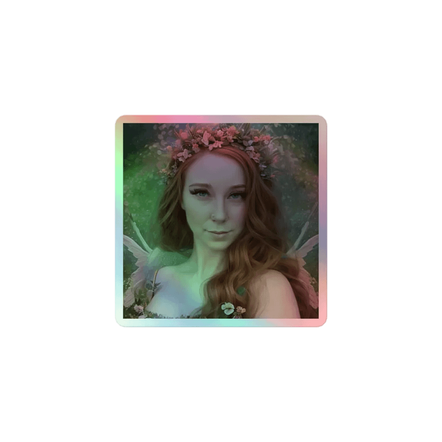 Holographic Fairy Cosmic Sticker product image (1)