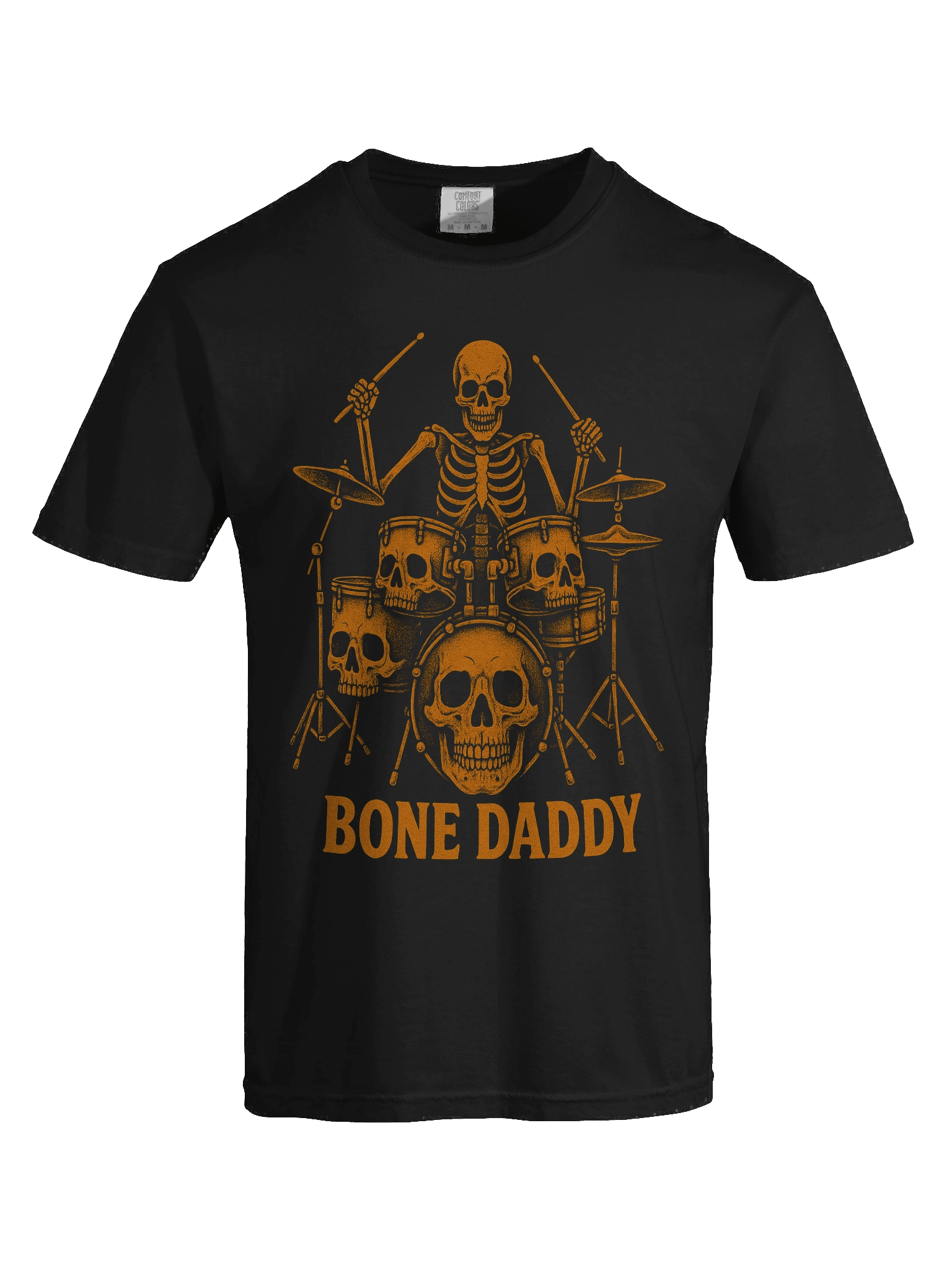 Bone Daddy - Skeleton playing skull drum kit product image (7)