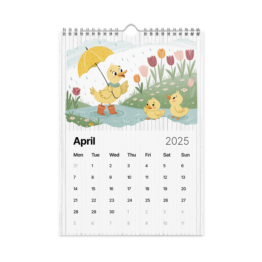 ADORABLE ANIMALS WALL CALENDAR 2026 product image (1)