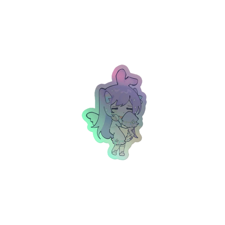 Chia Sleepy Holo Sticker product image (1)