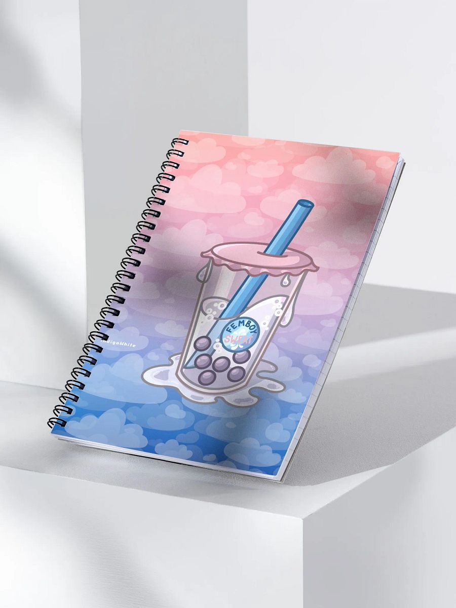 Femboy Sweat Boba Notebook product image (4)