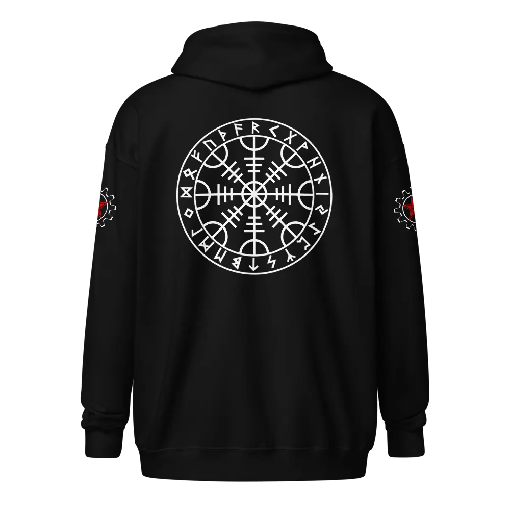 Aegishjalmur (Helm of Awe) Zip Hoodie product image (1)