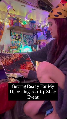 Packing prints, prepping displays, and probably overthinking everything—must be pop-up prep time! Find me at the St. Charles ...