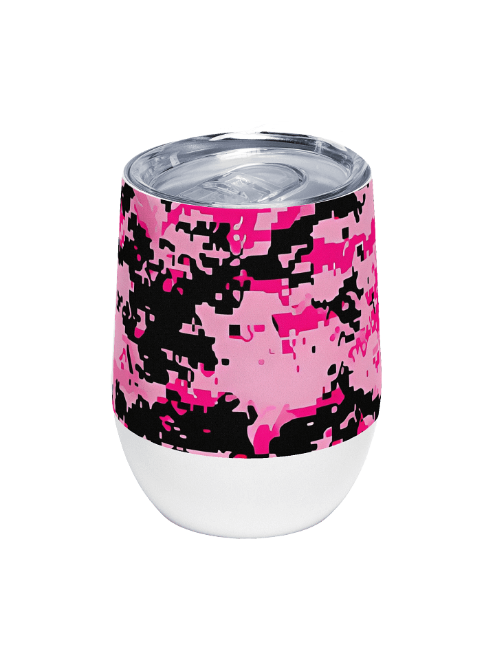 Pixel Pink Wine Tumbler product image (1)