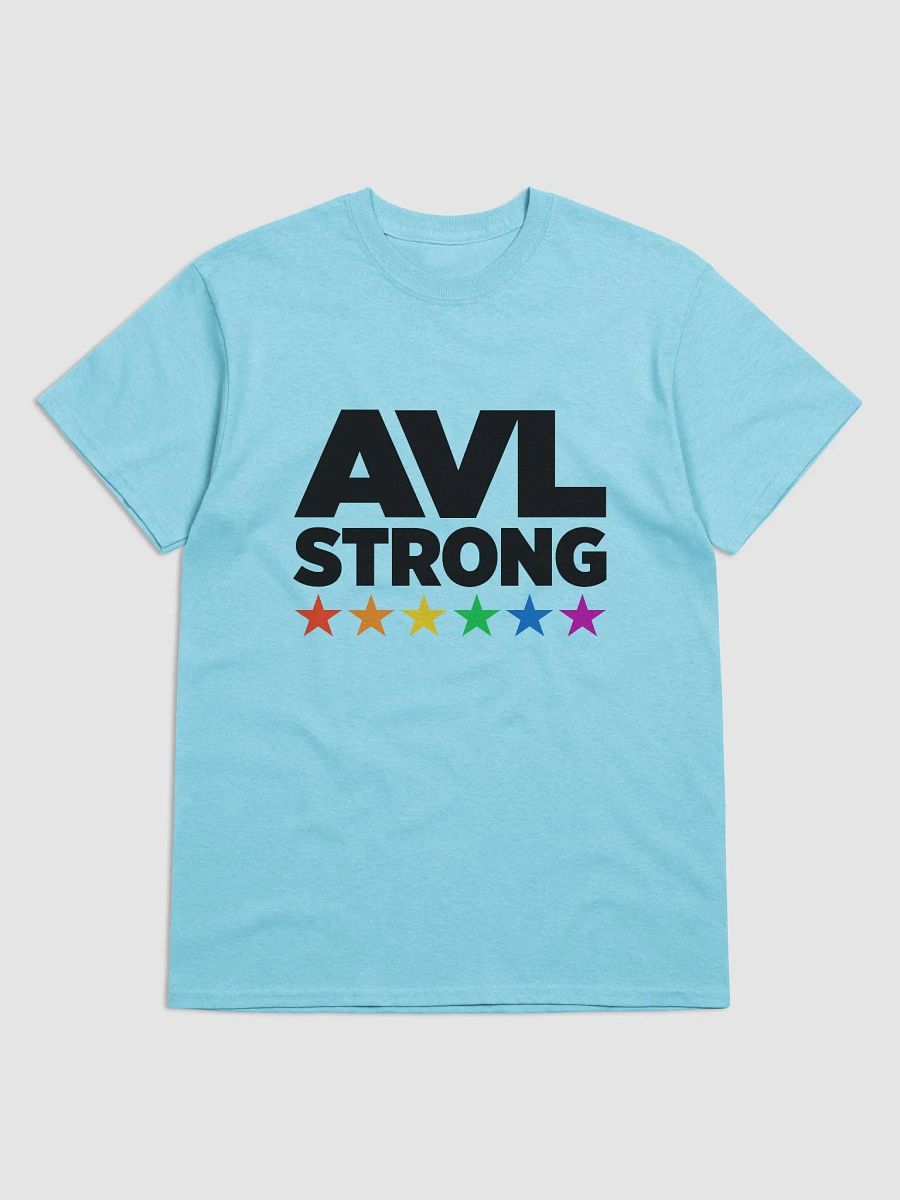 AVL Strong Tee (Front Print, Black Text) product image (3)