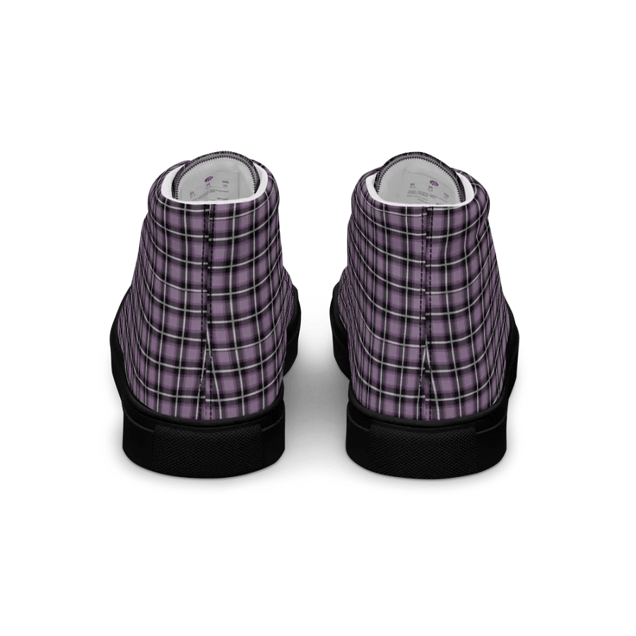 Women's Purple Plaid Perfection High-tops product image (4)