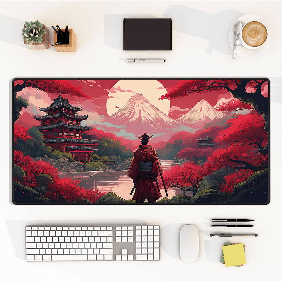Crimson Warrior Large Desk Mat (15.5 x 31.5) product image (1)