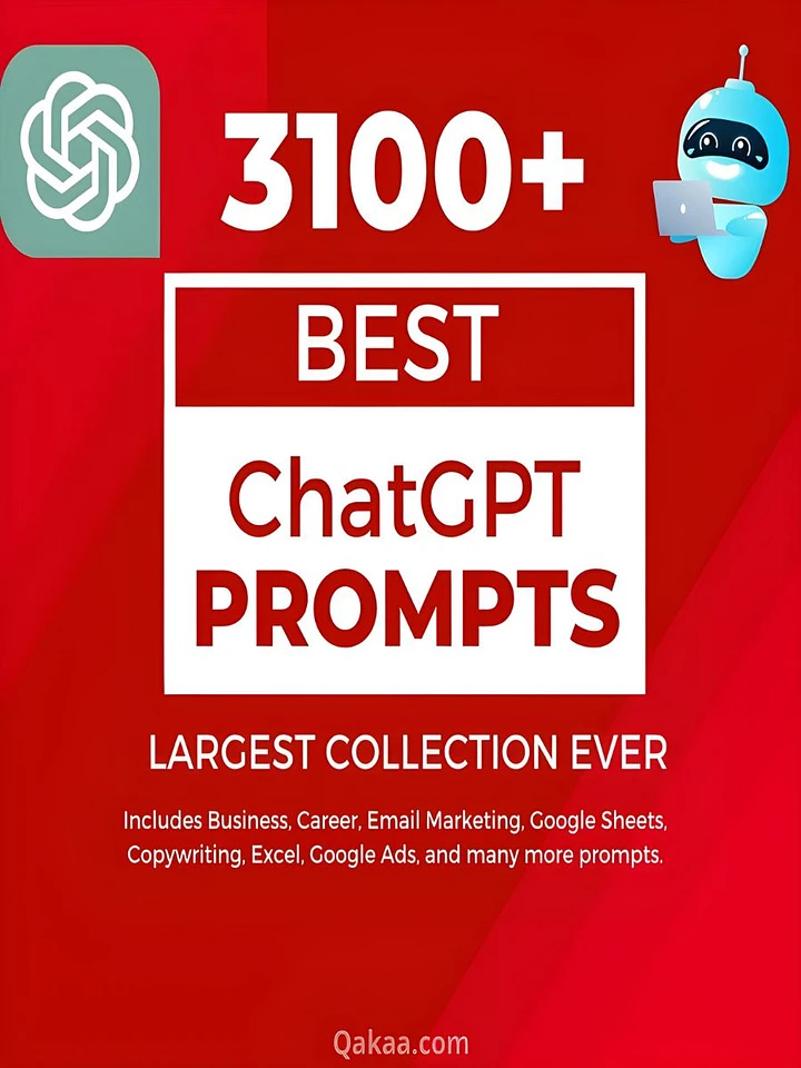 3100+ ChatGPT Prompts - Innovative Ideas for Your Business product image (1)