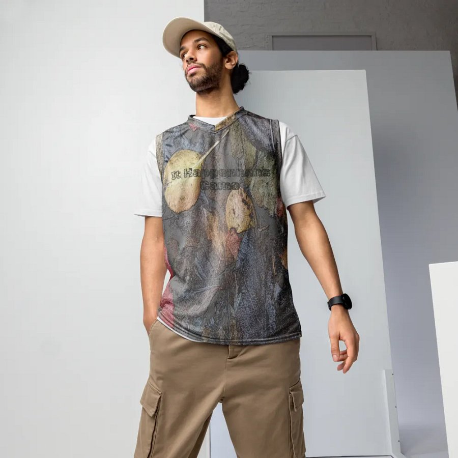 Recycled Unisex Basketball Jersey - MossyOak - It Happennnns Camo product image (5)