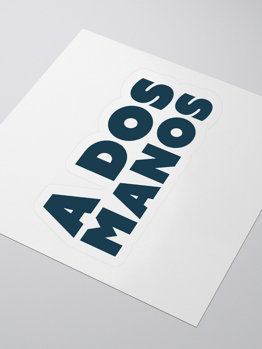 A dos manos sticker product image (3)