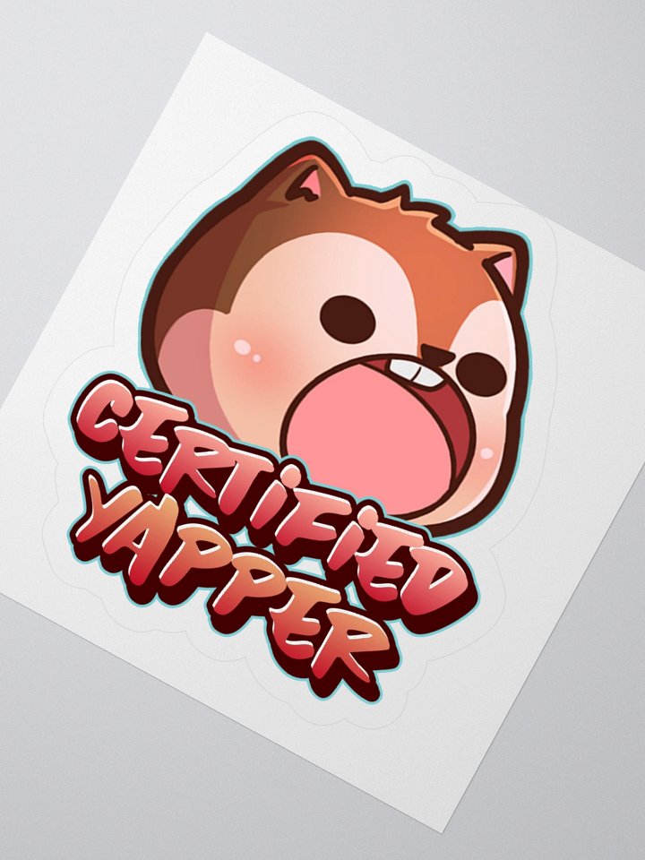 Certified Yapper Kiss Cut Stickers product image (4)