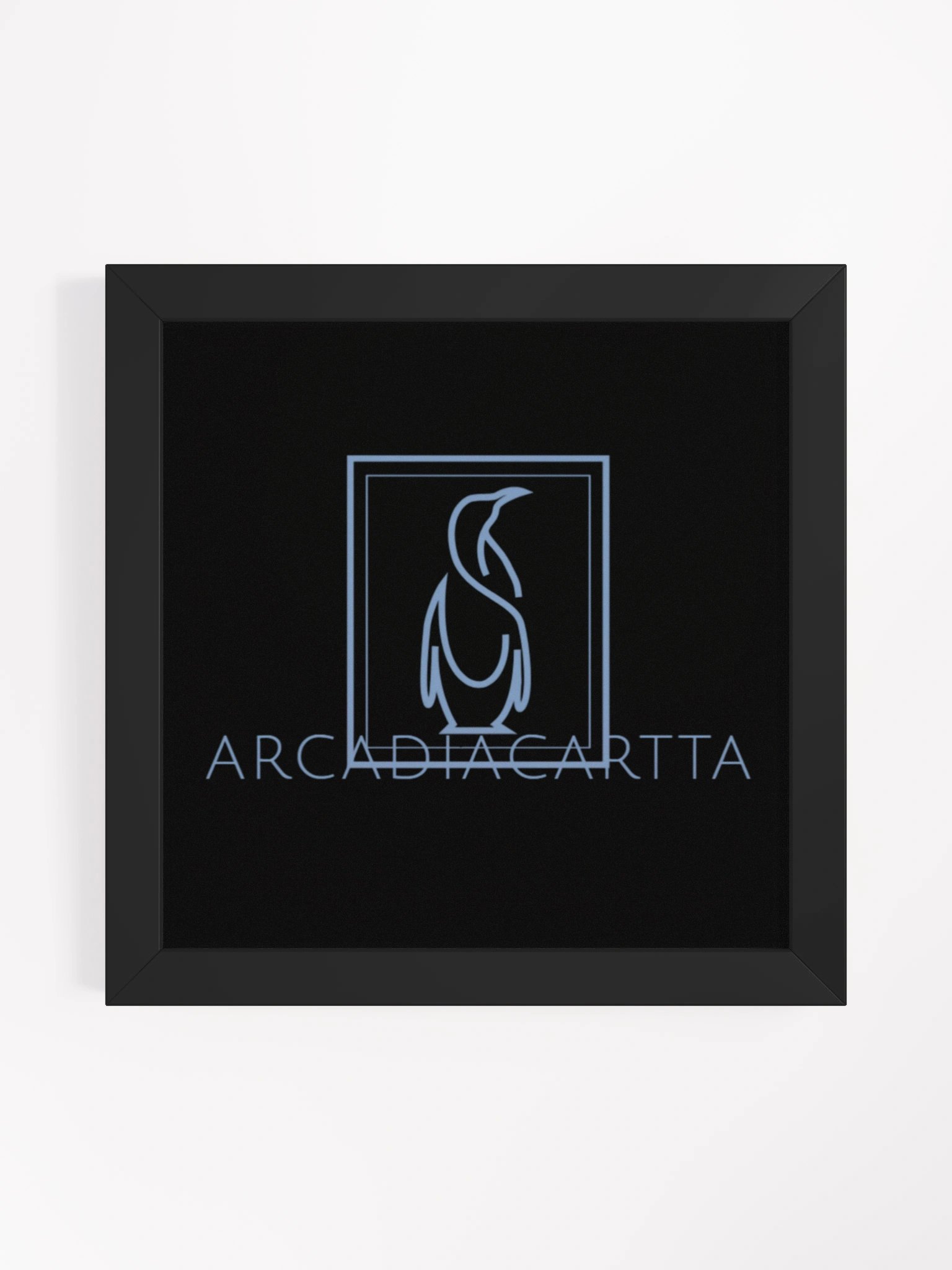 Monochrome Penguin Minimalist Poster (Logo) product image (4)