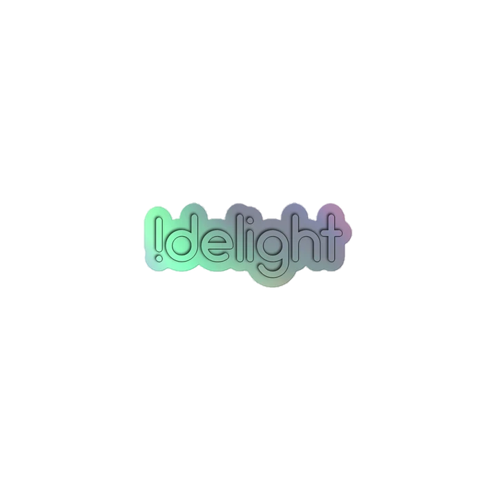 !delight Holographic Sticker product image (1)