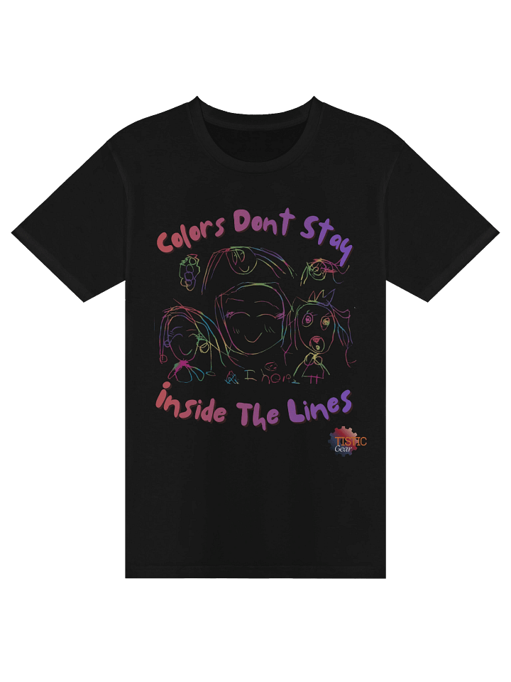 Men's TISTIC Gear – “Colors Don’t Stay Inside The Lines” Limited Edition Tee product image (1)