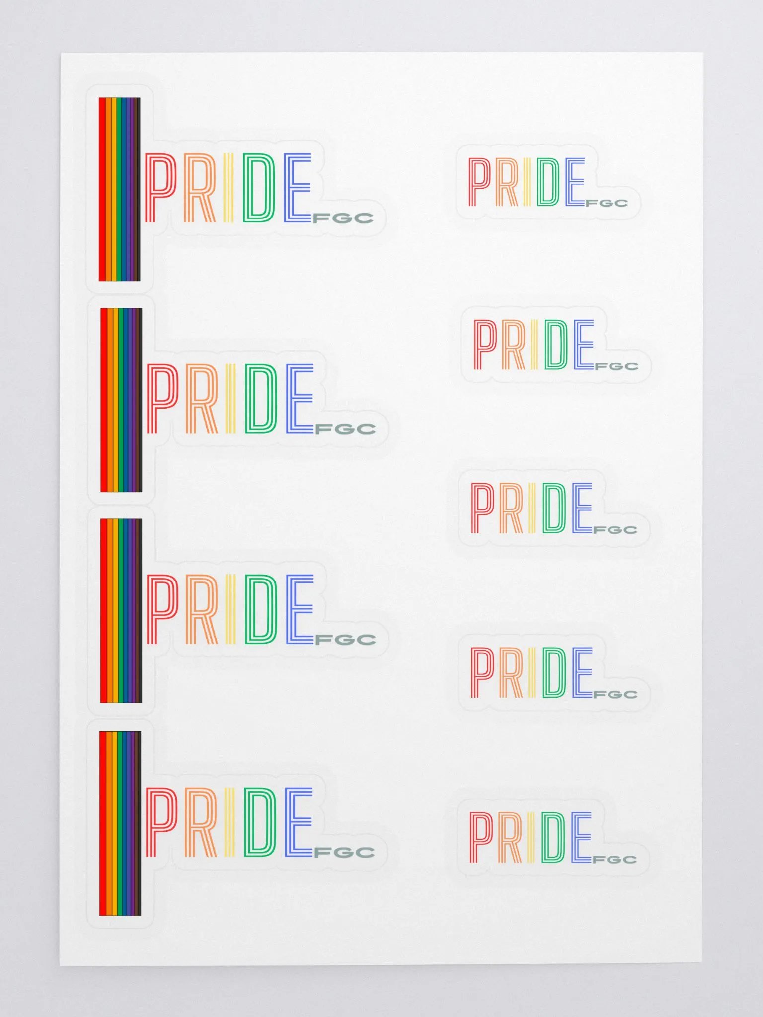 PRIDEfgc Sticker Sheet product image (3)