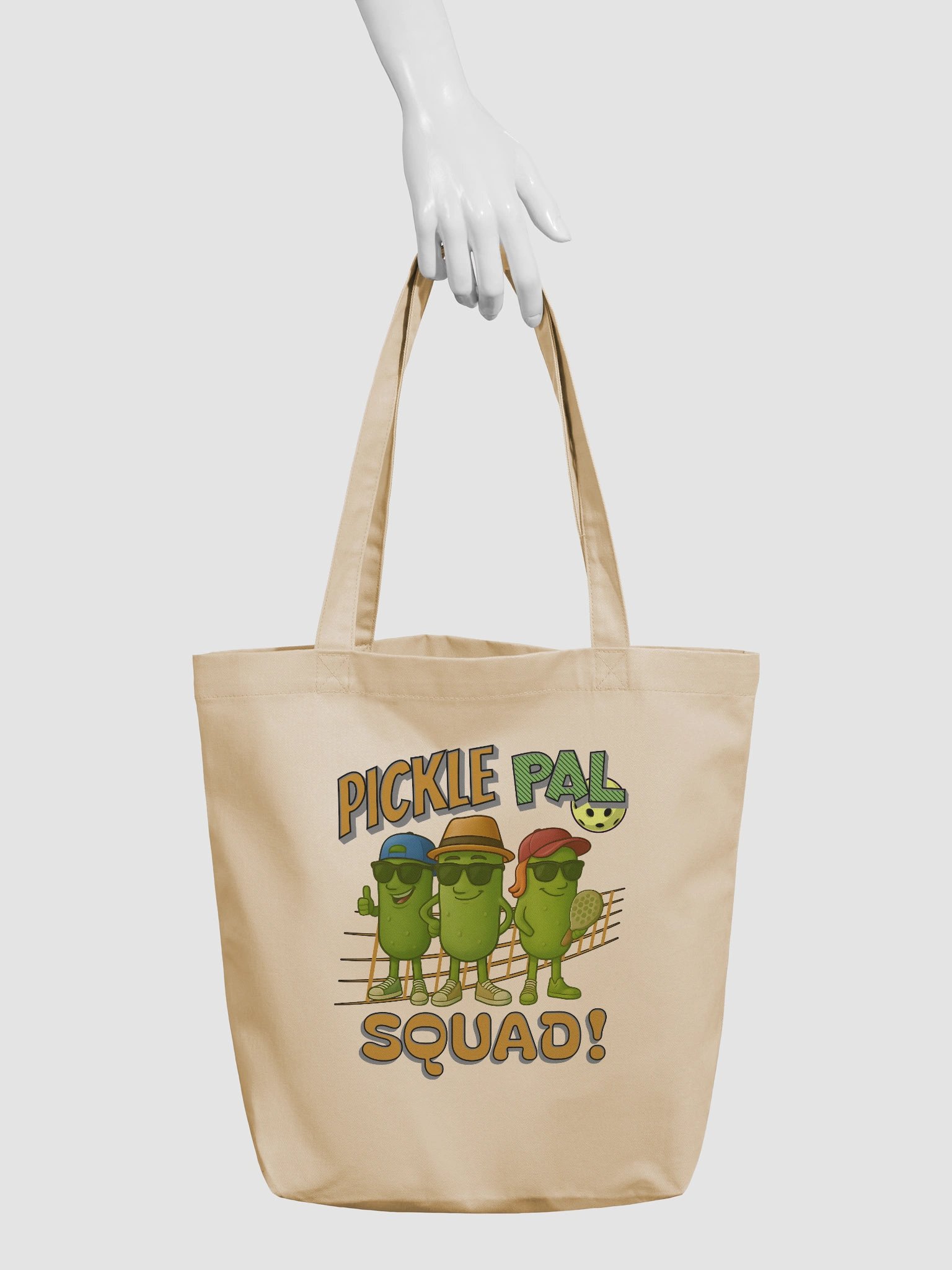 Pickle Pal Squad Pickleball Eco-Friendly Tote Bag product image (6)