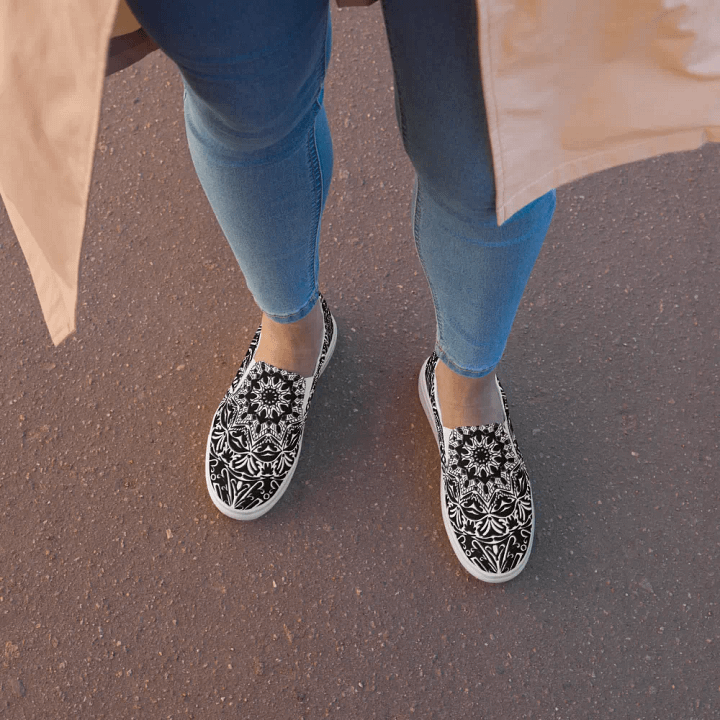 Floral Symmetry Slip-Ons product image (2)
