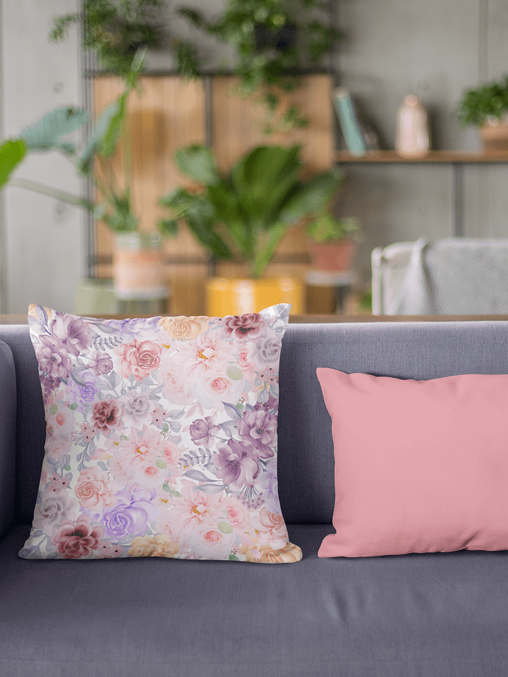 Pastel Floral Dream All-Over Print Pillow product image (1)