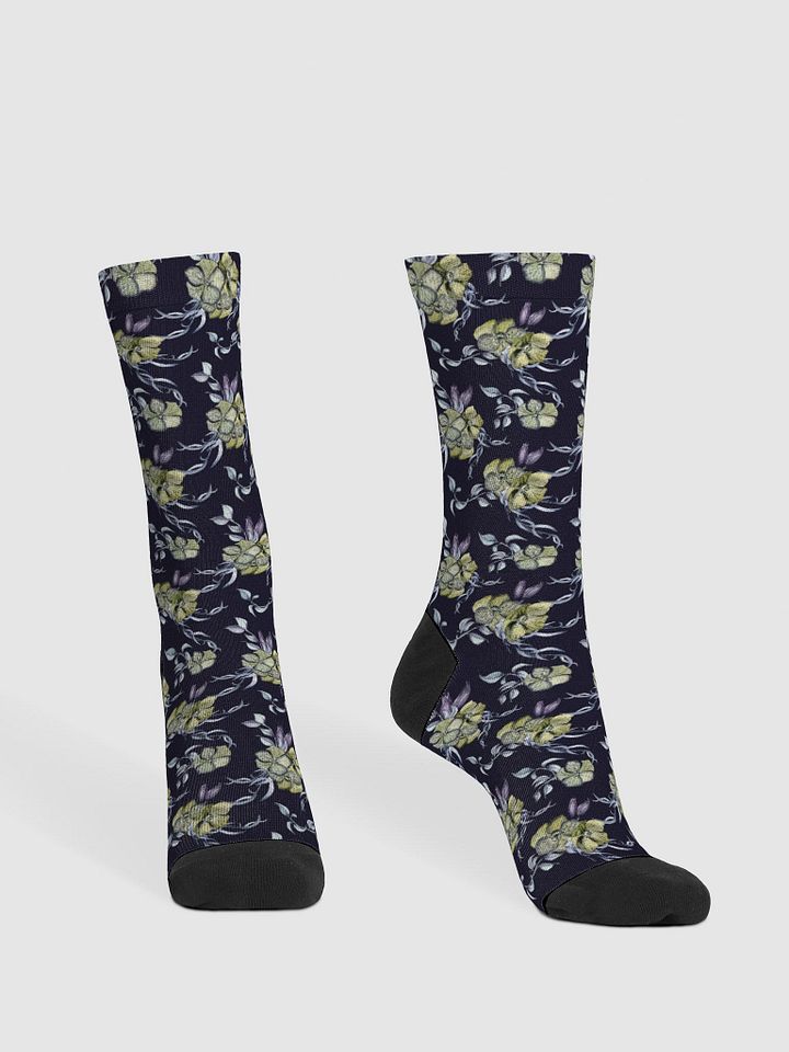 Gothic Flower | Premium Sustainable Crew Socks product image (2)