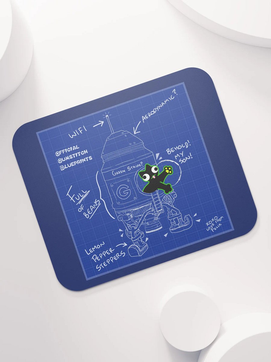 Mousepad - DerpCat II Rocket Blueprint product image (7)